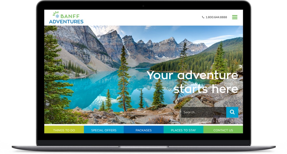 Banff Adventures Desktop Home Page