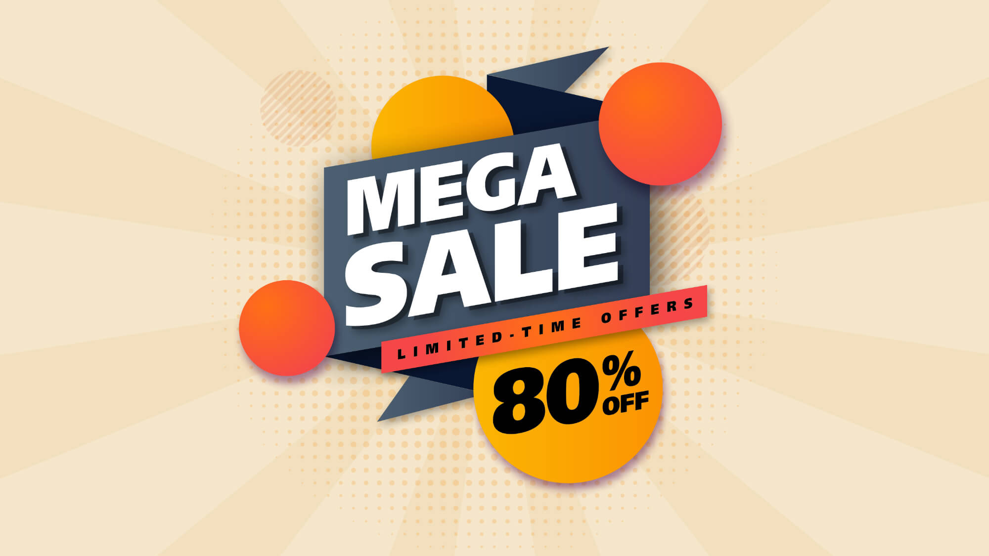 Branding Mega Sale Square